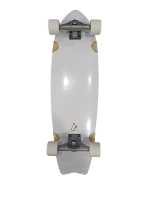 Premium Pure White Surfskate - Carver C5 Trucks